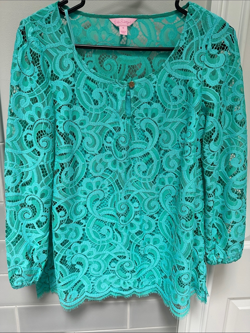 Lily Pulitzer Small shirt dress up or casual with pretty cami (not Pulitzer)